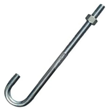 MILD STEEL (MS) J-BOLT